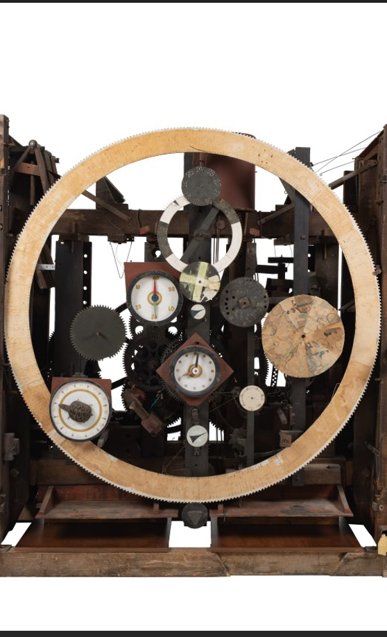 Photographie du calendrier de l'horloge d'Amédée Bernardi